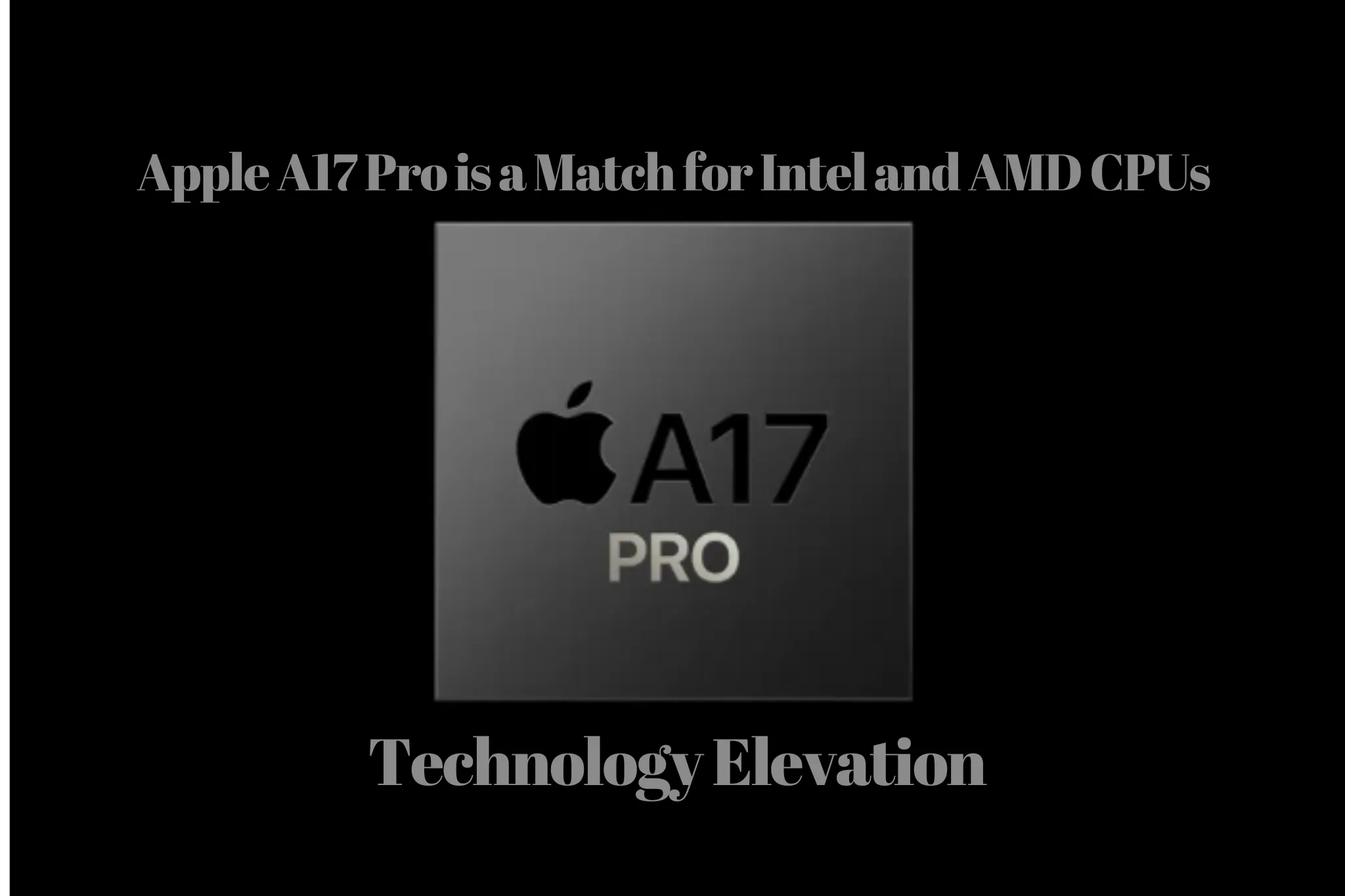 Apple A17 Pro is a Match for Intel and AMD CPUs