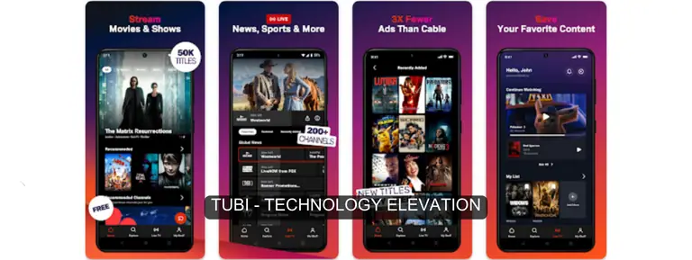 Tubi - Best Free Live TV Apps for Android 2023