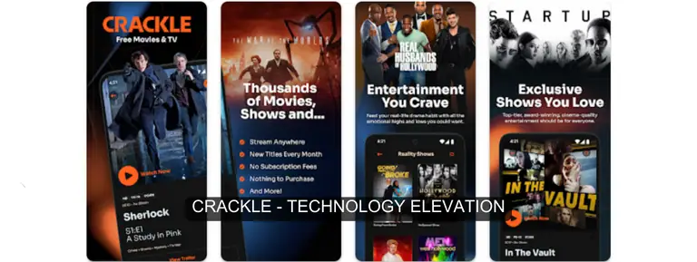 Crackle - Best Free Live TV Apps for Android 2023