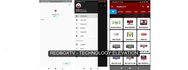RedBox TV - Best Free Live TV Apps for Android 2023