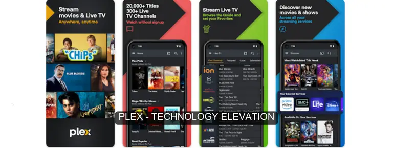 Plex - Best Free Live TV Apps for Android 2023