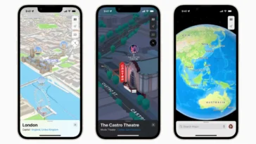 iOS 15 Upraise Apple Maps with 3D Graphics