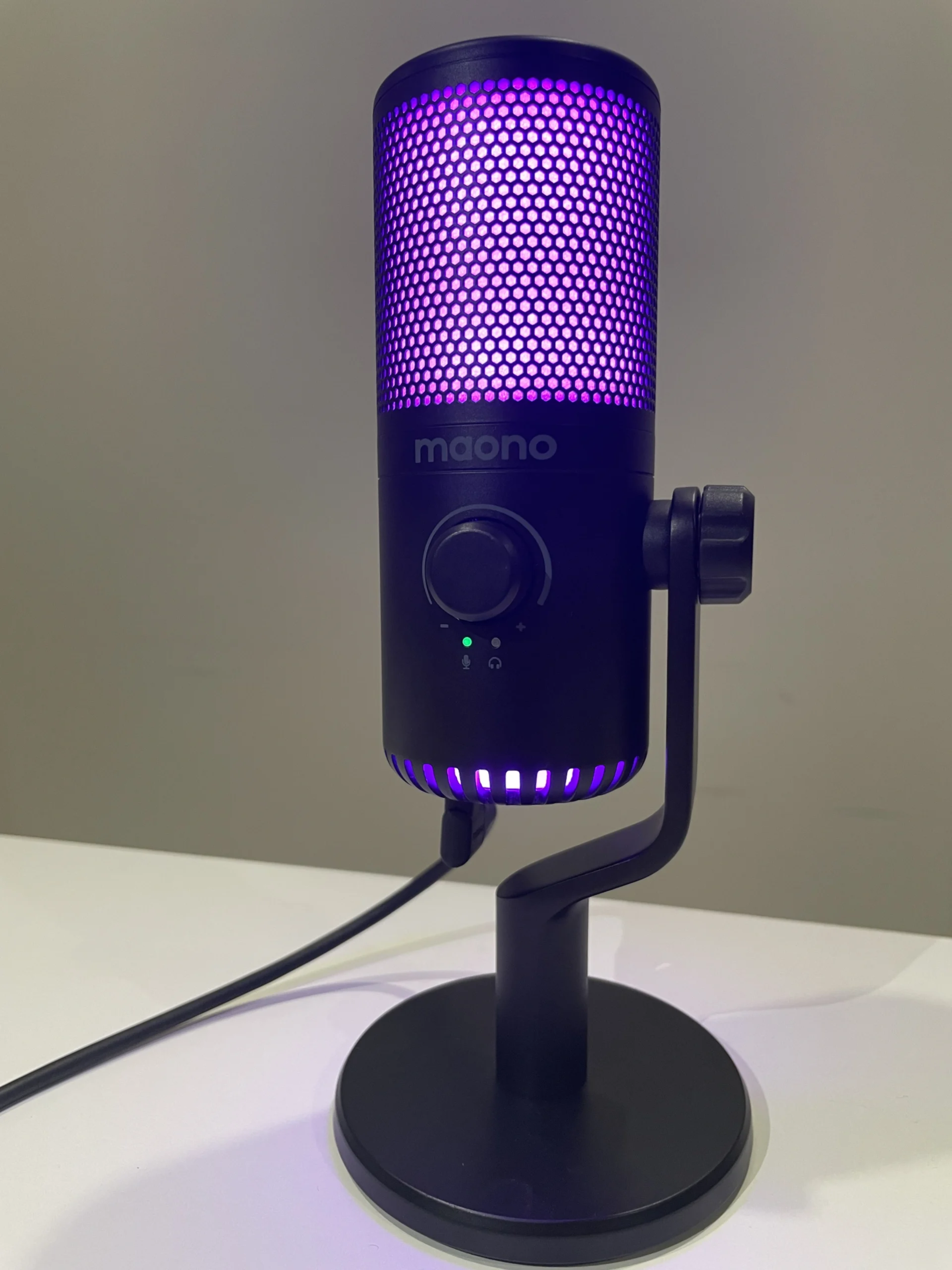Maono-DM30-RGB-Lighting-Purple