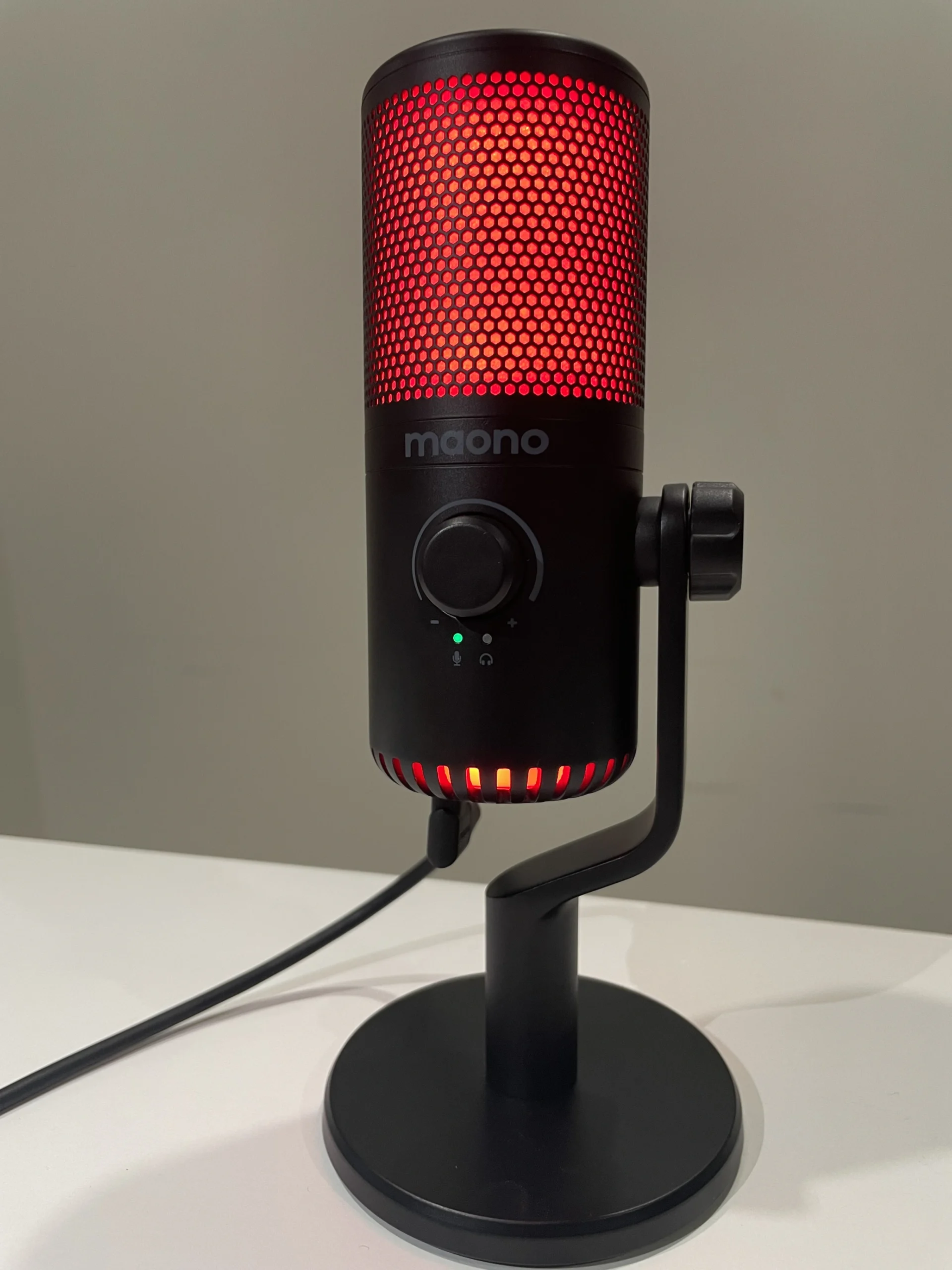 Maono-DM30-RGB-Lighting-Red